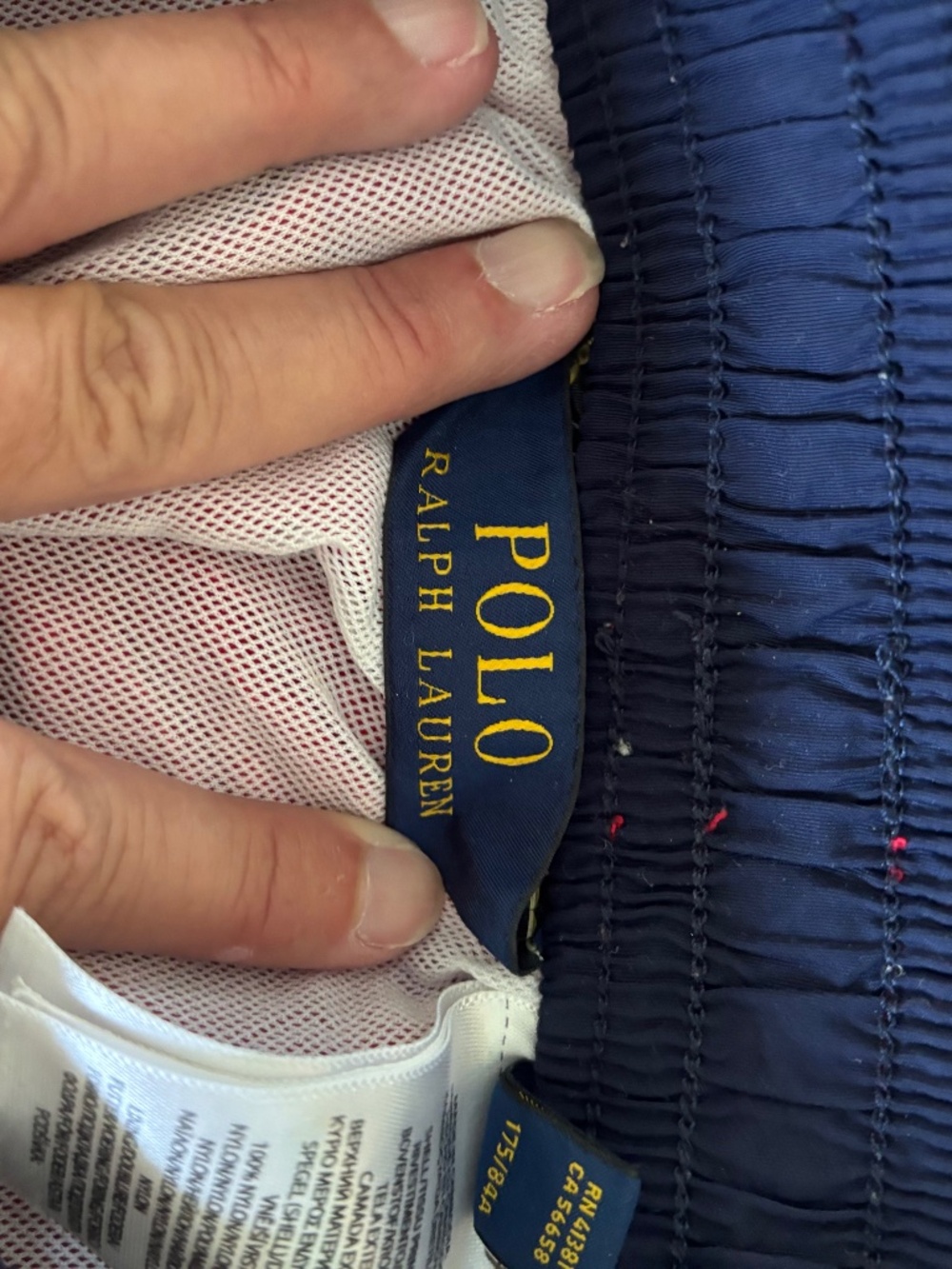 AFTCO  flag swim trunks